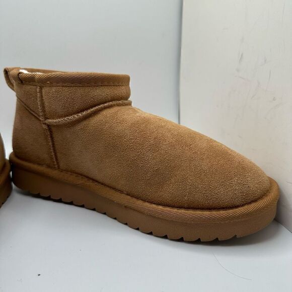 CUSHIONAIRE Women's pull on boot 7 CHESTNUT - Picture 6 of 7